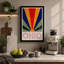 Ohio Sunburst Retro - Wrapped Canvas-1316770954-1316770948