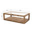 Casanova Floor Shelf Coffee Table with Storage
