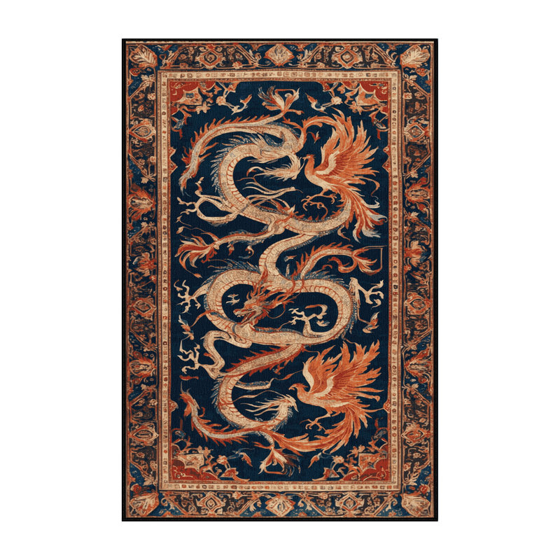 Machine Washable Persian Gray Area Rug, Rectangle 4' x 6'
