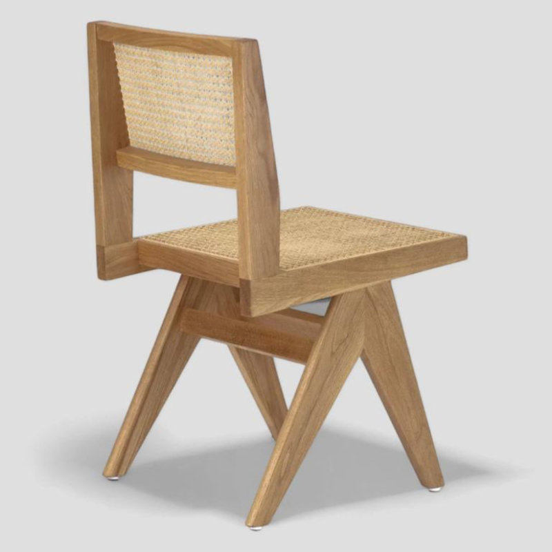 Chaise Khamilo, Bois jaune moyen