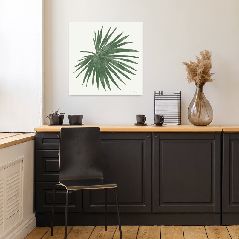 Palmier tropical avec éventail de palmiers tropicaux, H 18 po x l 18 po