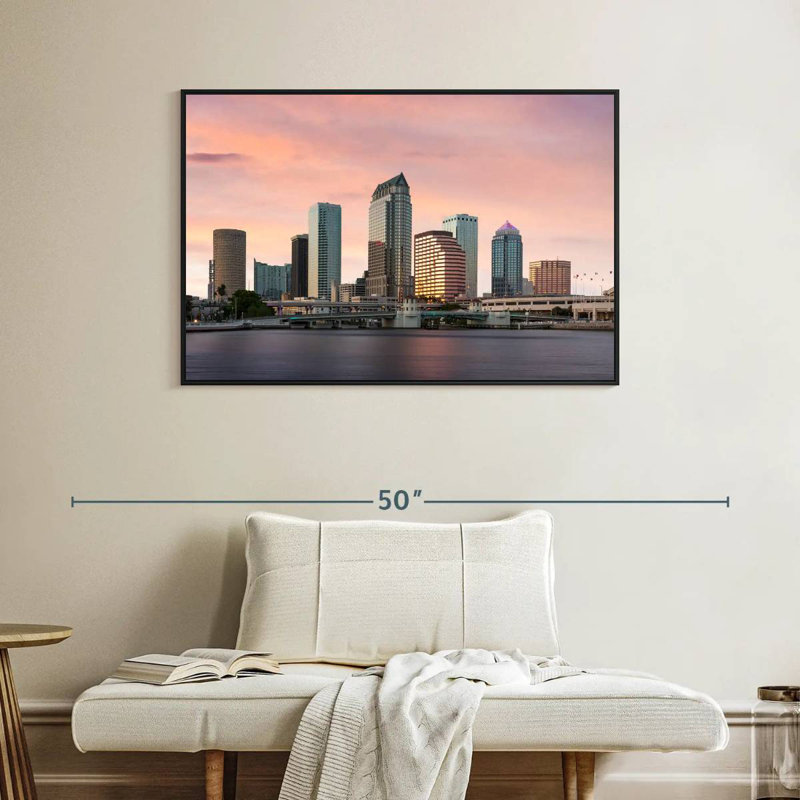 Tampa Bay, Cadre flottant noir, 40 po x 27 po