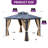 Double Roof With Aluminum Frame Patio Gazebo-110537911
