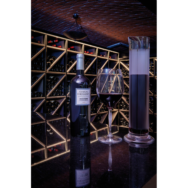 100 Points Crystal White Wine Glass