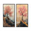 Fleurs de cerisier en écho de Sakura I - Art sur toile floral, 2 pièces-1626648838-1626648857