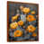 Toile avec cadre flottant brun