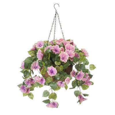 OakRidge Fully Assembled Petunia Hanging Basket