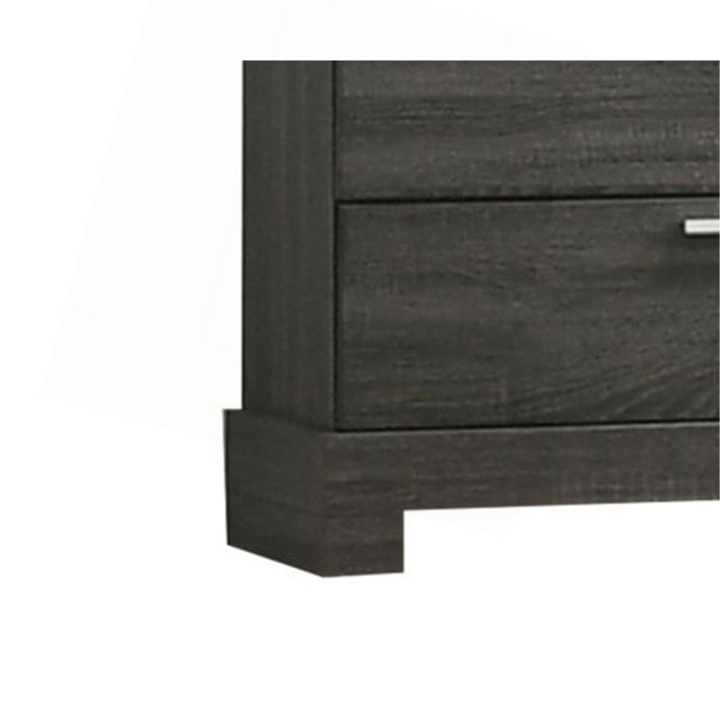 Commode à finition chêne gris