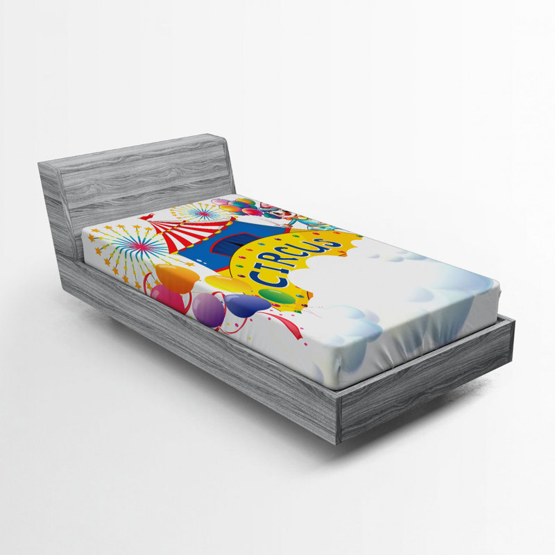 Circus Microfiber Fitted Sheet, Twin XL Fitted Sheet