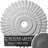 Endurathane Eryn Ceiling Medallion, 24 3/4"OD x 3 1/4"ID x 1 7/8"P (Fits Canopies up to 4"), Hand-Painted Athenian Green Crackle Finish-28582561