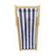 Chaise longue pliante Populus Wood Stripe Blue Stripe