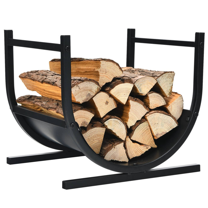 45cm W Metal Log Rack