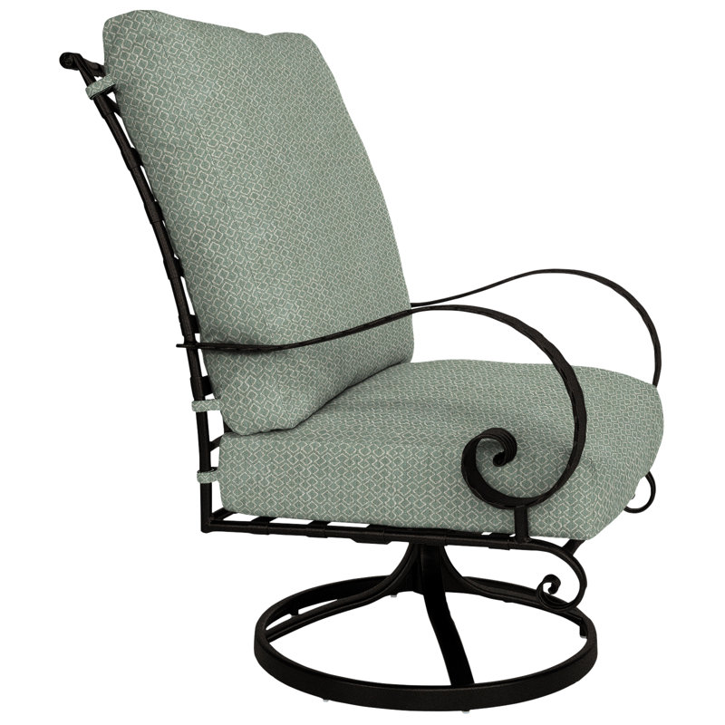 Classico Outdoor Rocker Chair, Carbon Black, Adena Shale