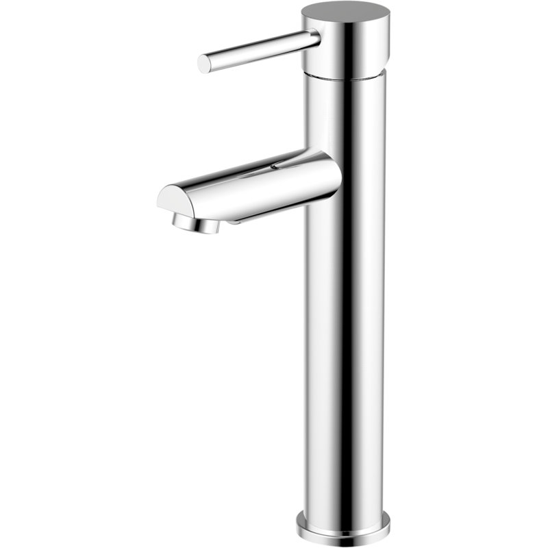 Single-handle Bathroom Faucet with Drain Assembly, Polished Chrome