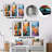 Multicolor Glass Cocktails Harmony - Drinkware Metal Art Print Set Of 3-103229176