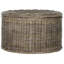 Postfield Wicker Storage Coffee Table, Stylish and Functional 29'' Round Table for Any Room & Office-979862014