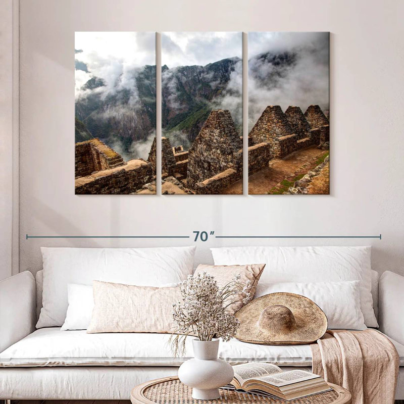Lilie Cloudy Machu Picchu, 32" H x 50" W