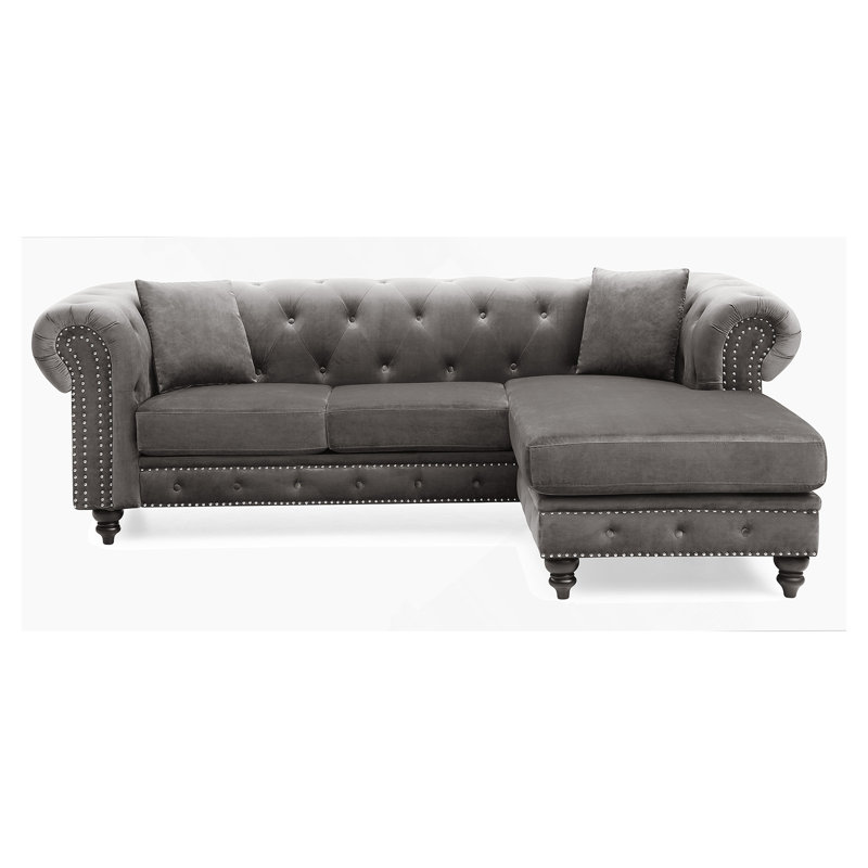 Mobilier avec méridienne, canapé rembourré