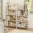 Farragut Faux Wood & Metal 5-Tier Bookshelf-27115504