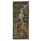 Hand-Knotted High-Quality Green and Brown Runner