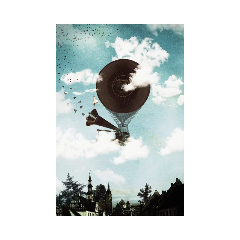Music Flight by Paula Belle Flores - Wrapped Canvas Print, 66.04 cm H x 45.72 cm W x 3.175 cm D