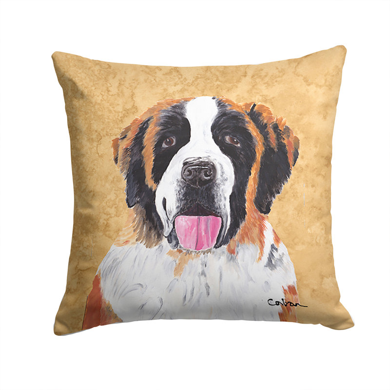 Coussin décoratif intérieur/extérieur saint bernard