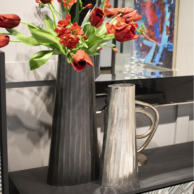 Metal Floor Vase
