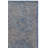 Teressa Micro-Loop Hand Tufted Wool/Cotton Geometric Rug in Blue-1100513534
