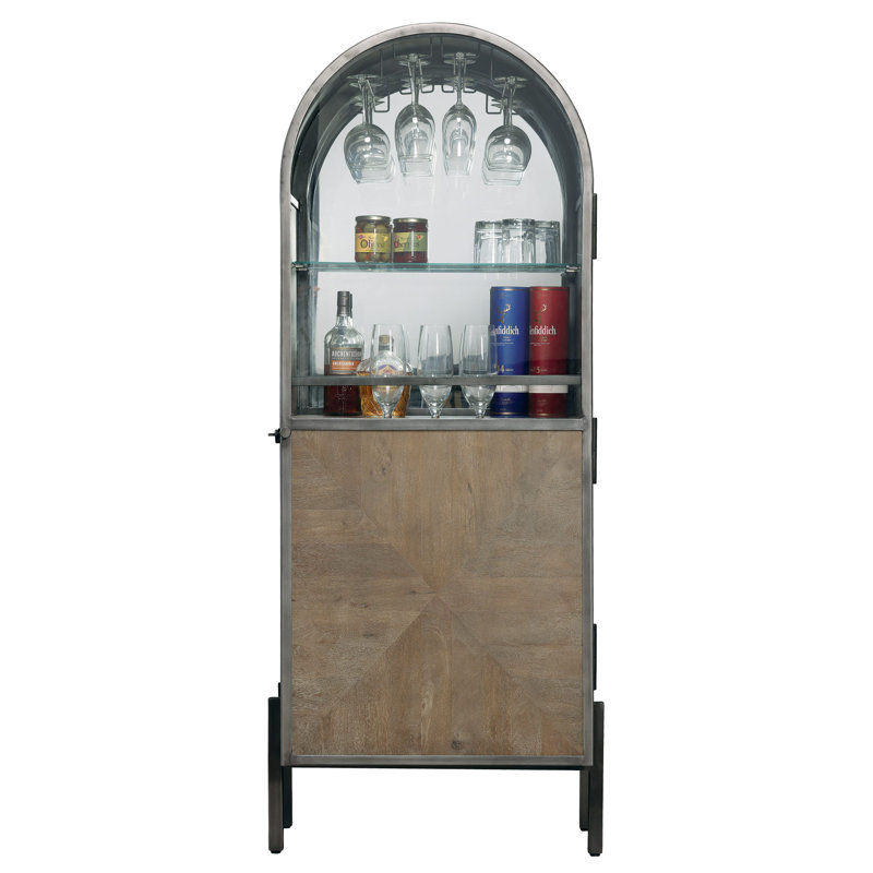Ramses Solid Wood Bar Cabinet