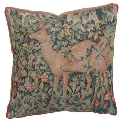 Animal Print Cotton Blend Pillow Cover