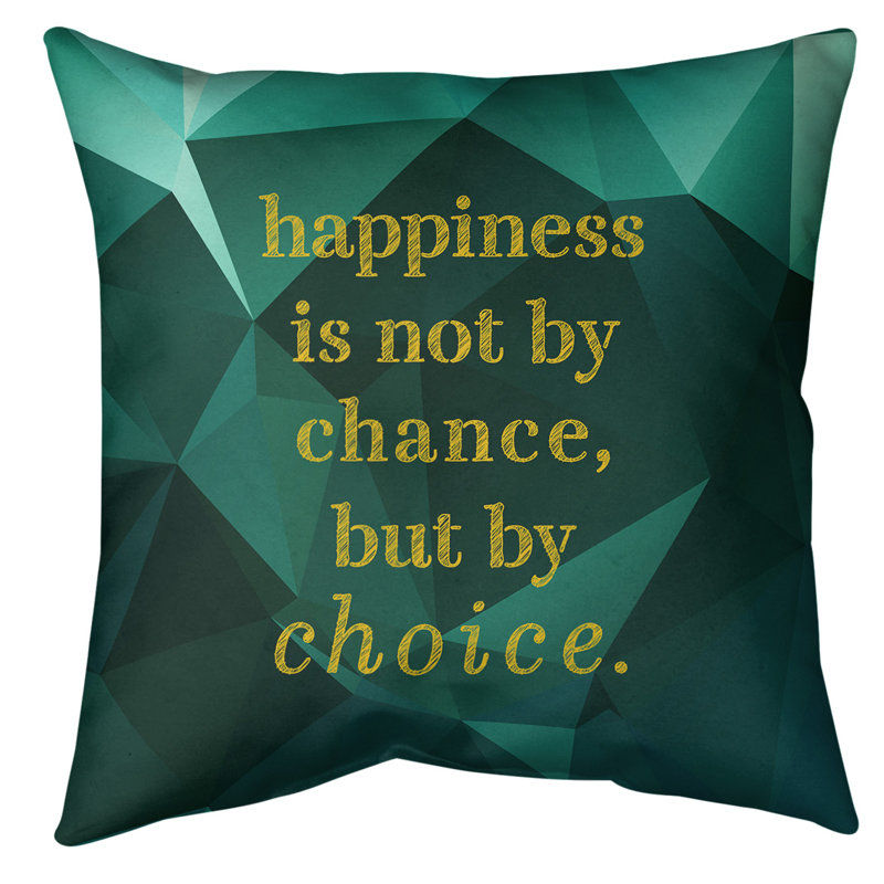 Coussin de sol, 40 po x 40 po, Vert/doré