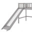 Lit simple mezzanine bas avec échelle et glissade (lit)-1256767072
