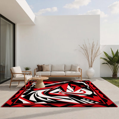 Tapis intérieur et extérieur Lunar Ember