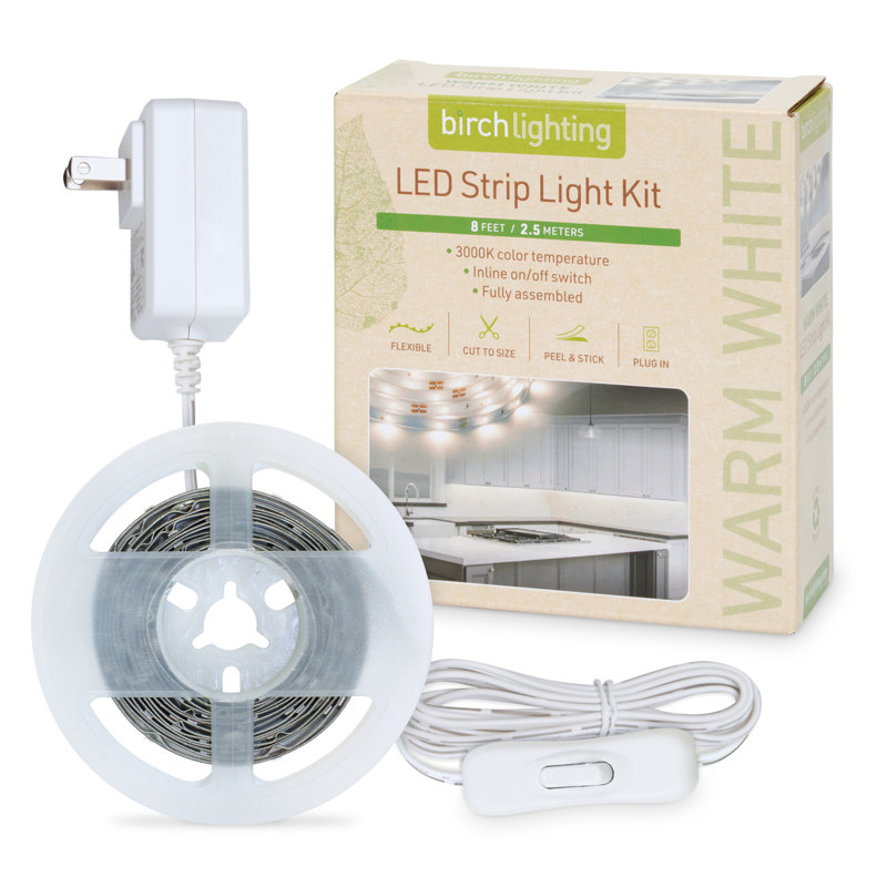 Birch Harbor Warm White LED Strip Light Kit