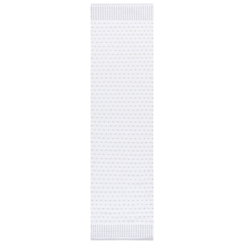 Tapis en coton à tissage plat Aitken, Tapis de couloir 2 pi 3 po x 9 pi