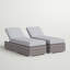 Chaise longue d'extérieur en osier Batley entièrement assemblée-1428631333