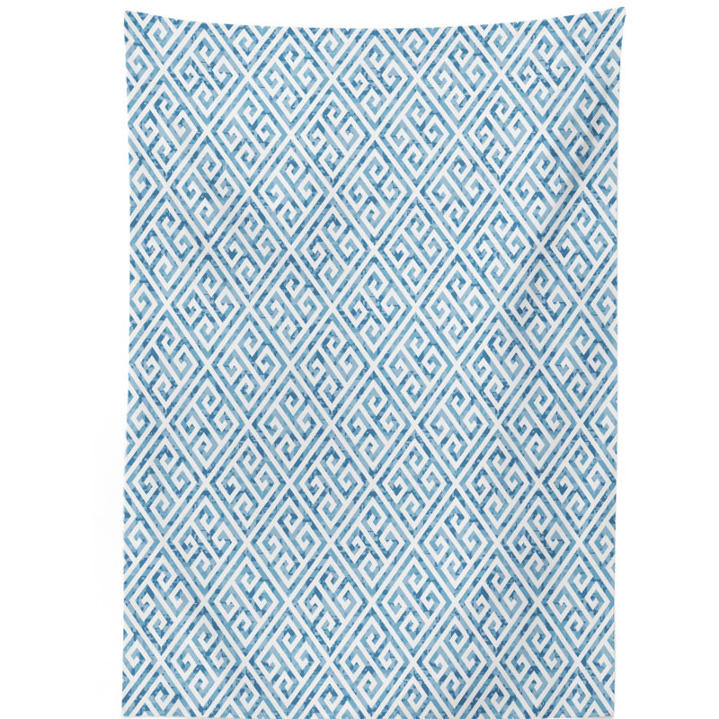 Geometric Tablecloth, 90" L x 60" W