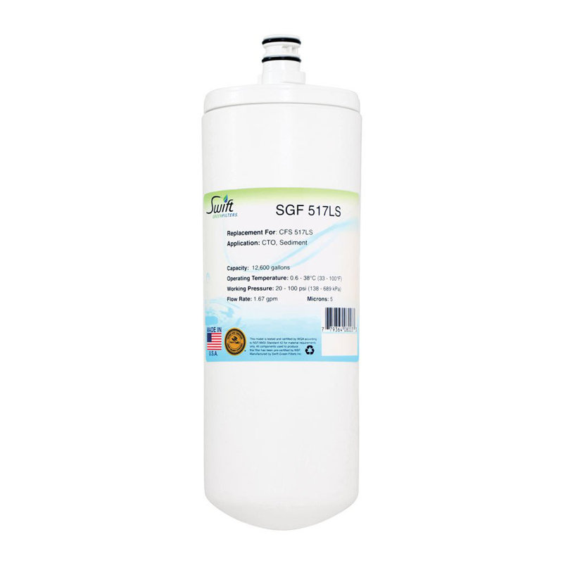 Filtre à eau commercial compatible avec CFS-517LS de Swift Green filtres.