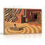 Art sur toile, figure sur un banc-1195273803