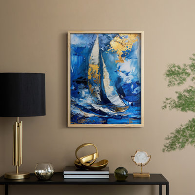 NAUTICAL Series CXCV, reproduction encadrée - bois massif