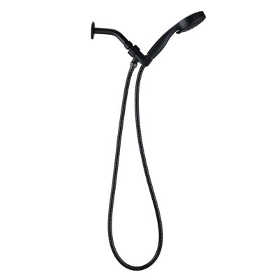 High Handheld Shower - , 5 Adjustable Modes, Good Heat Resistance, Easy Clean, Massage Spray Head Settings, Material,