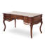 Bureau American Vintage en bois massif rustique, finition vieillie