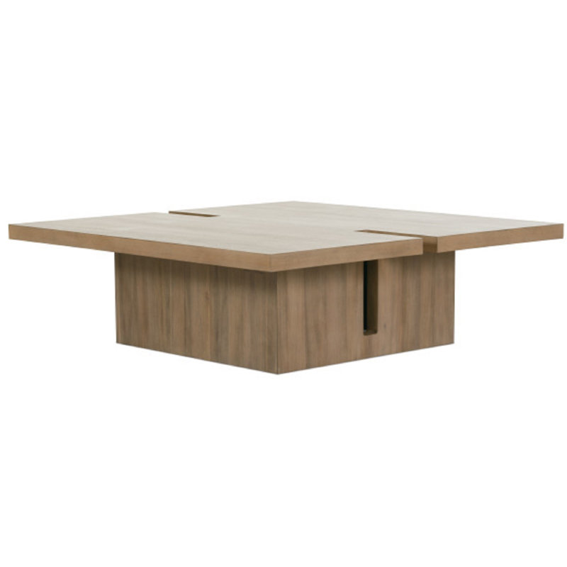 Theory Square Coffee Table, 16" H x 52" L x 52" W