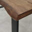 Mireille Oak Rectangular Wood Top Dining Table with Steel Base-194432001-194432063