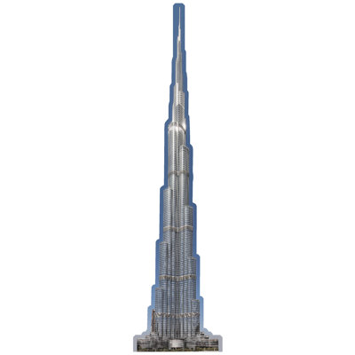 Burj Khalifa - carton de Dubaï