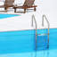 Échelle de piscine à 4 marches en acier inoxydable avec système anti-dérapant antidérapant