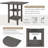 Solid Wood Base Dining Table-1206892341
