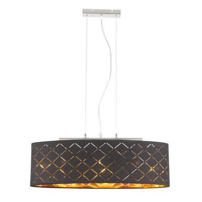 Allonzo 3 - Light Gold Linear Pendant