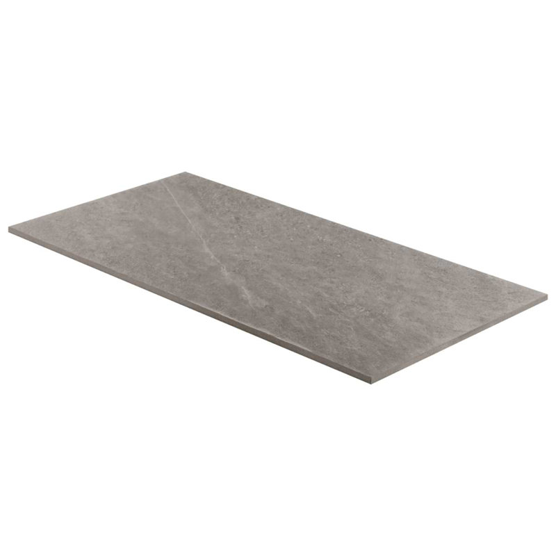 Era 12X24 Limestone Look Matte Porcelain Tile, Slate Gray