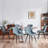 Modern Dining Chairs Faux Leather Upholstered Kitchen Chairs Side Chair With Metal Legs-453452159